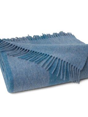 Share Prince of Scots Southampton Home Merino Wool Cabana Stripe (Blue)